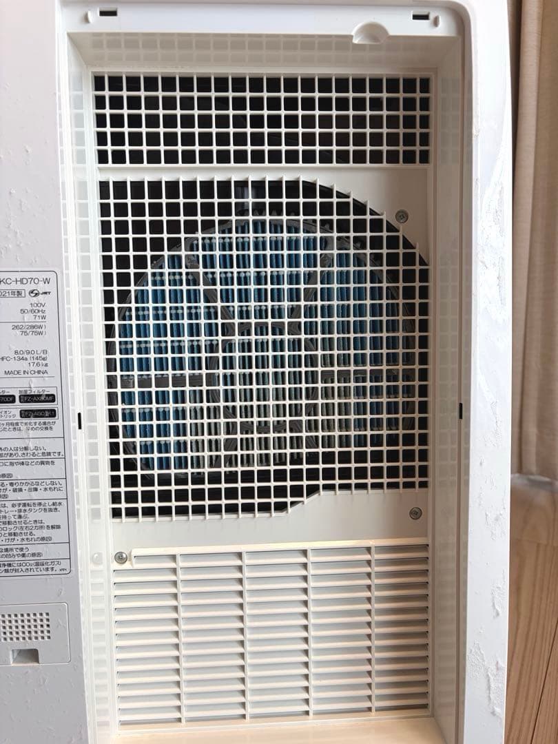 SHARP 除加湿空気清浄機　KC-HD70-W 2021年製　ホワイト