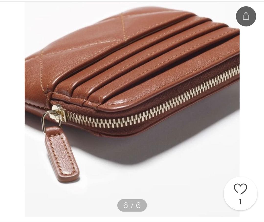 CHANEL ブラウン レザー ケース