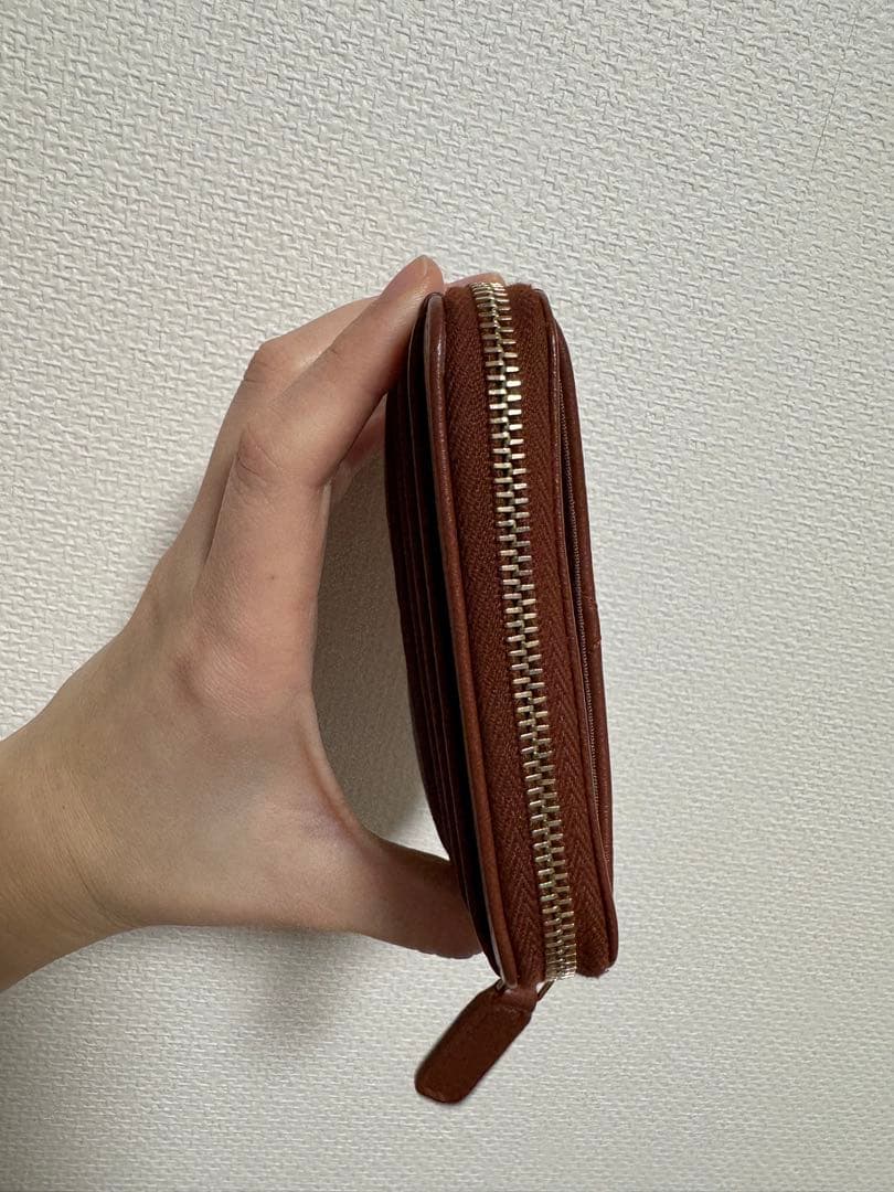 CHANEL ブラウン レザー ケース