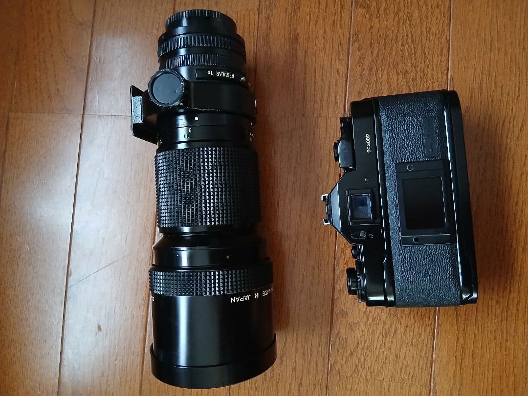 Canon A-1 フィルム一眼レフカメラ FD300mm f4レンズ付き