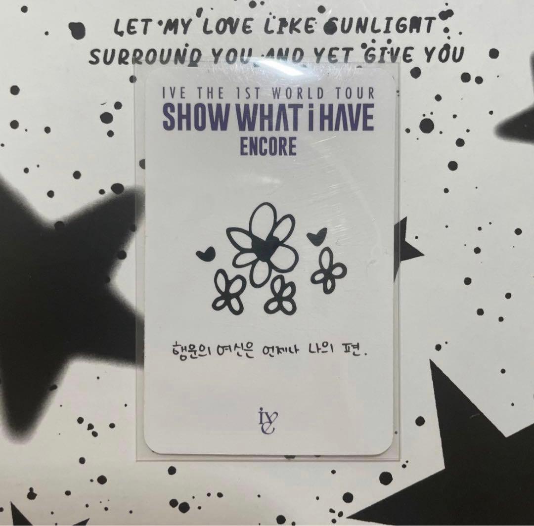 IVE ソウルコン ワルツ day2 ライブ 入場 限定 トレカ