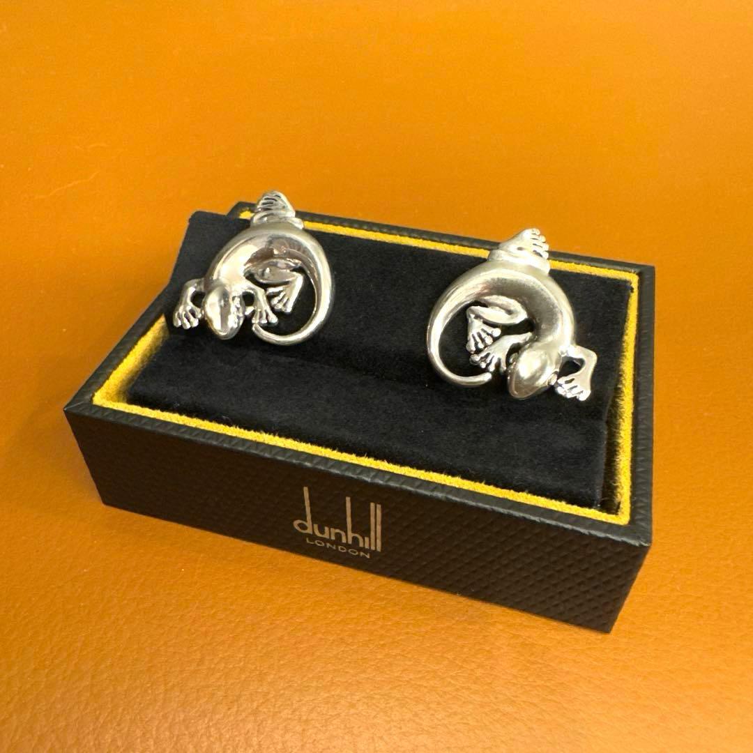 dunhill ダンヒル カフリンクス カフス トカゲ