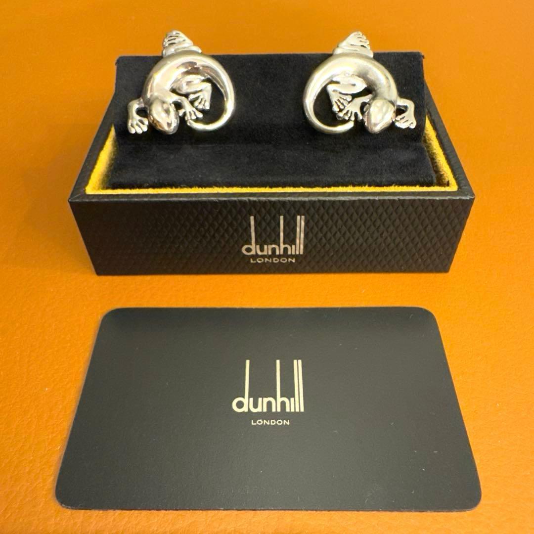 dunhill ダンヒル カフリンクス カフス トカゲ