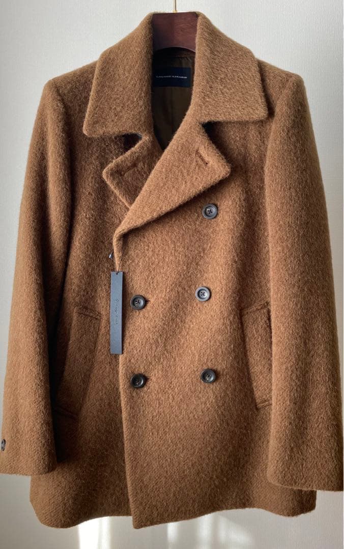 ジャケット・アウター Lounge Lizard ALPCA SHAGGY P COAT BROWN