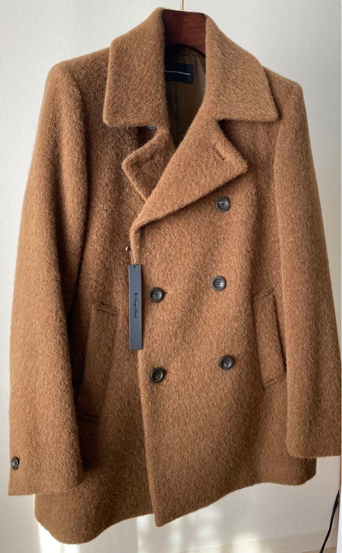 ジャケット・アウター Lounge Lizard ALPCA SHAGGY P COAT BROWN