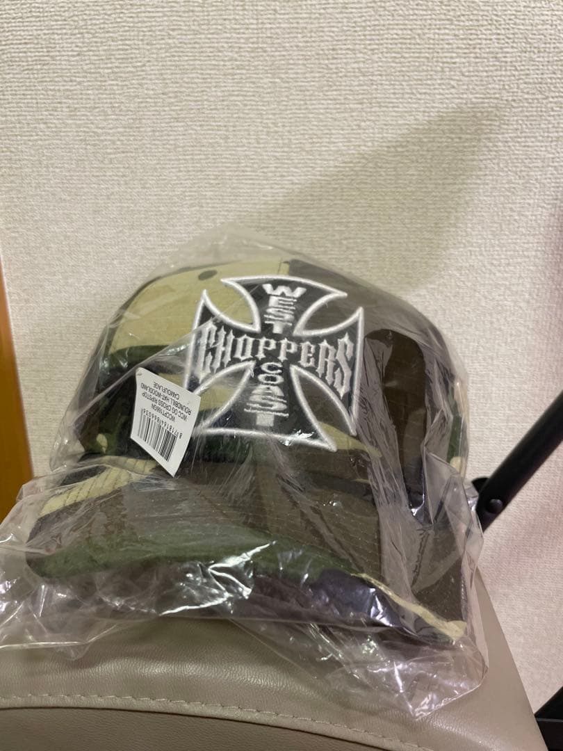 ウエストコーストチョッパーズ カモフラージュキャップ 未使用 在庫ラスト