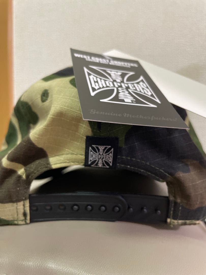ウエストコーストチョッパーズ カモフラージュキャップ 未使用 在庫ラスト