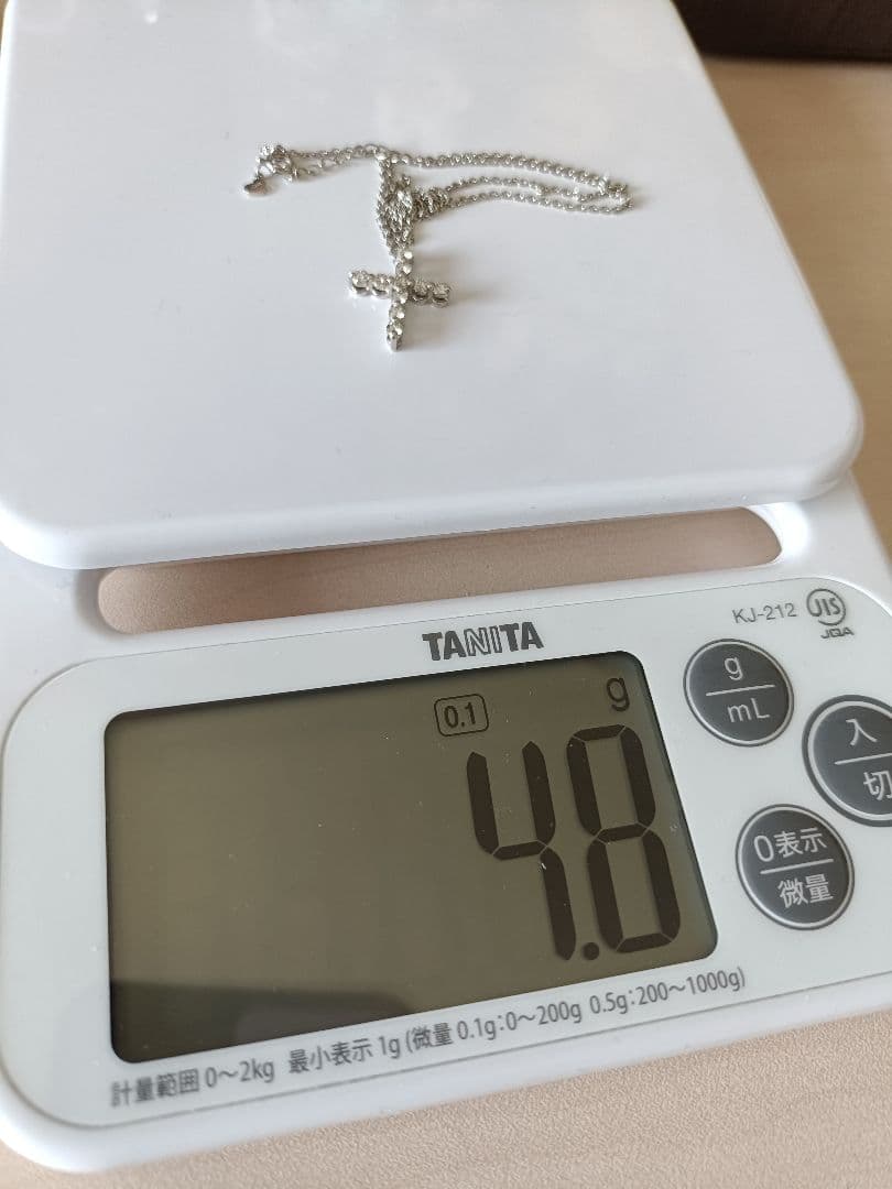 m*i様 スタージュエリー クロス ネックレス ダイヤモンド プラチナ