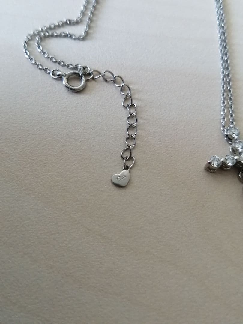 m*i様 スタージュエリー クロス ネックレス ダイヤモンド プラチナ