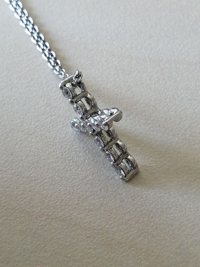 m*i様 スタージュエリー クロス ネックレス ダイヤモンド プラチナ