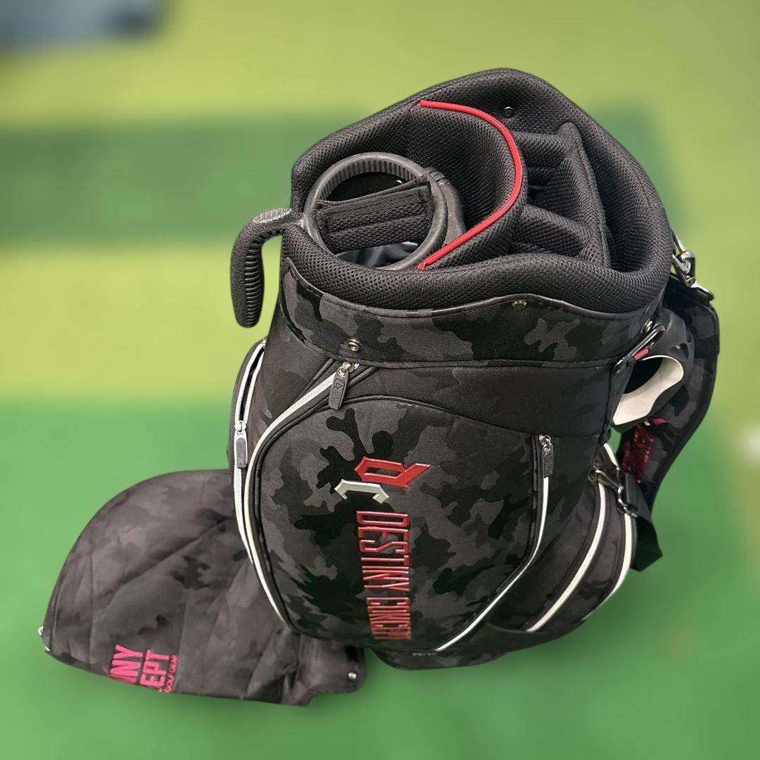 DESTINY CONCEPT サブバック内蔵型 カモフラージュ ゴルフバッグ