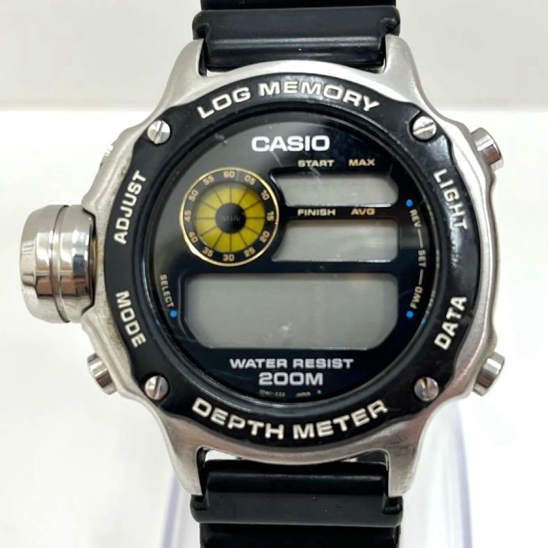 【T】CASIO DEP-510 LOG MEMORY 200m防水　不動