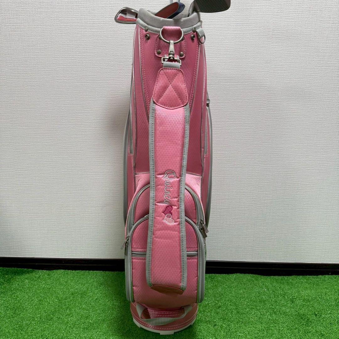 レディース ゴルフクラブセット人気シリーズ フレックスLピンクキャディバッグ付き