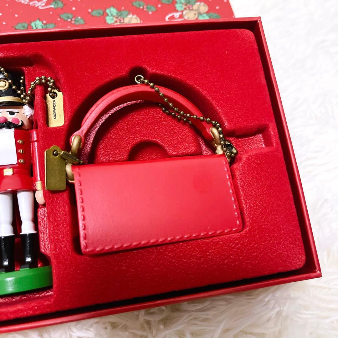 未使用級✨非売品✨COACH コーチ オーナメント チャーム クリスマス