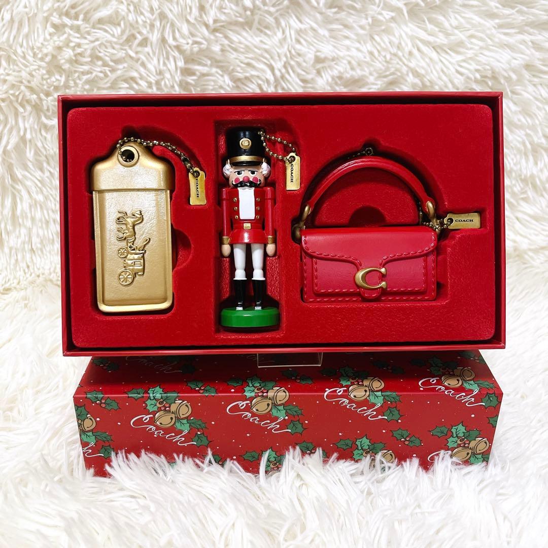 未使用級✨非売品✨COACH コーチ オーナメント チャーム クリスマス