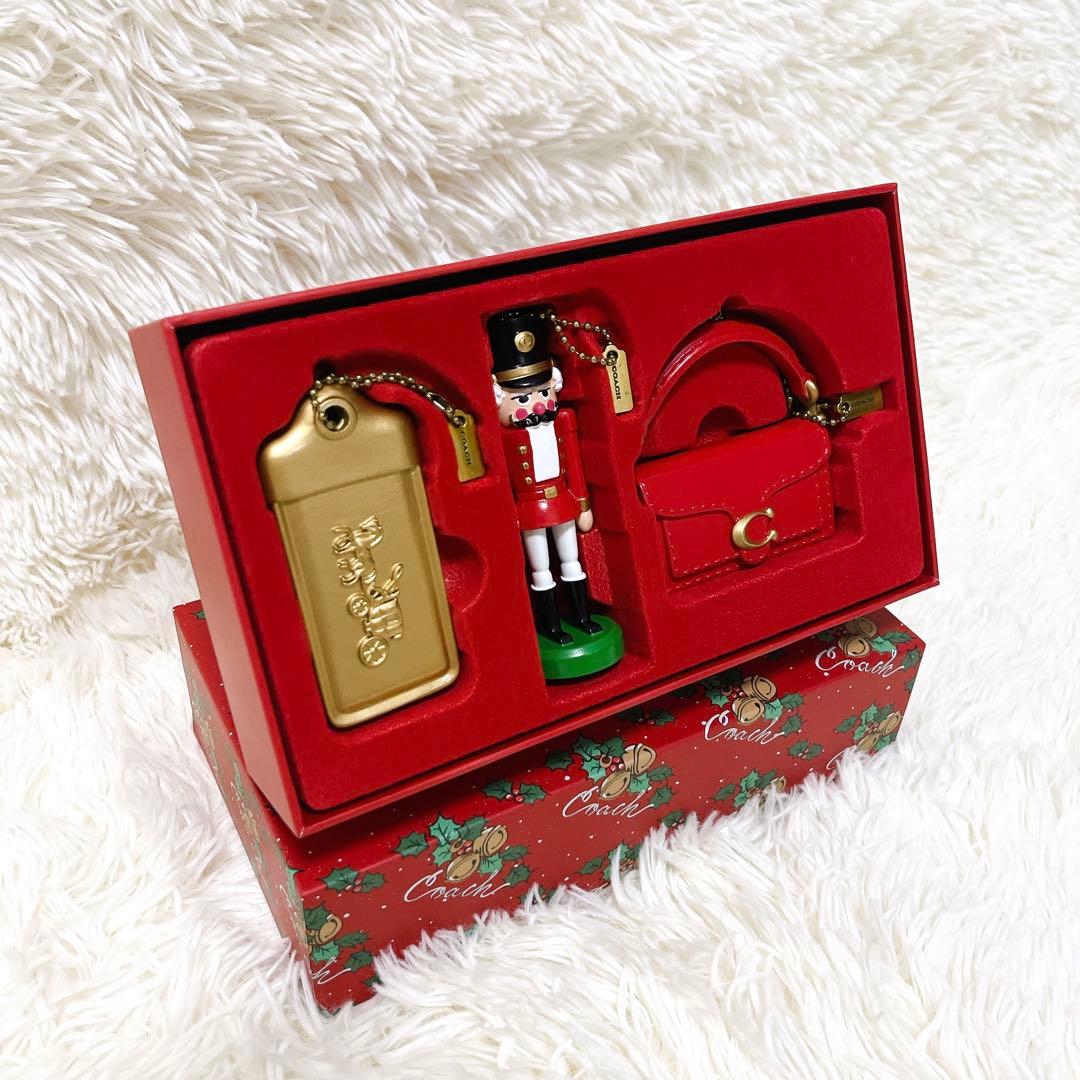 未使用級✨非売品✨COACH コーチ オーナメント チャーム クリスマス