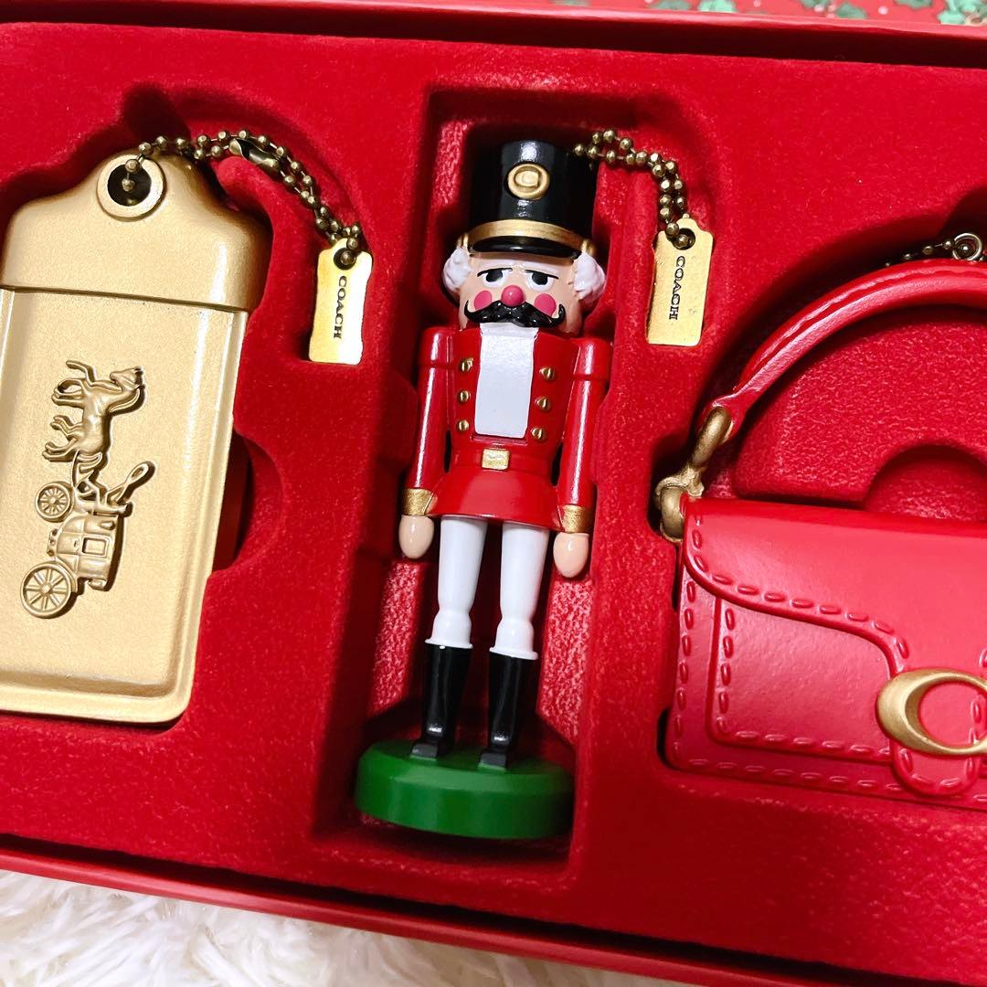 未使用級✨非売品✨COACH コーチ オーナメント チャーム クリスマス