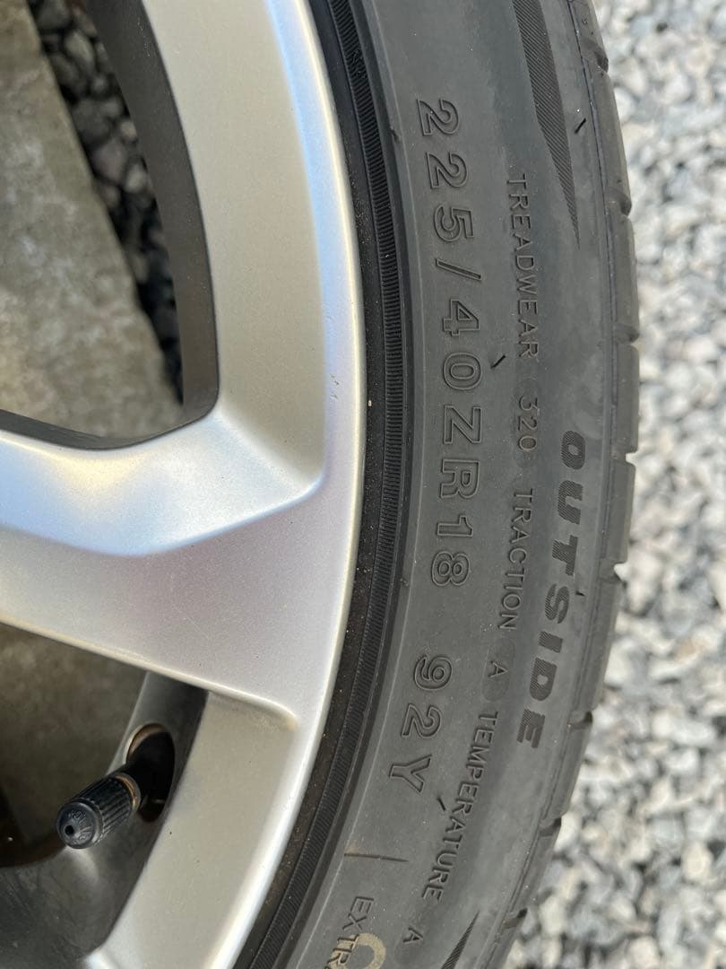 Z34 純正ホイール 4本セット 2024年製タイヤ 純正流用 スタッドレス等に