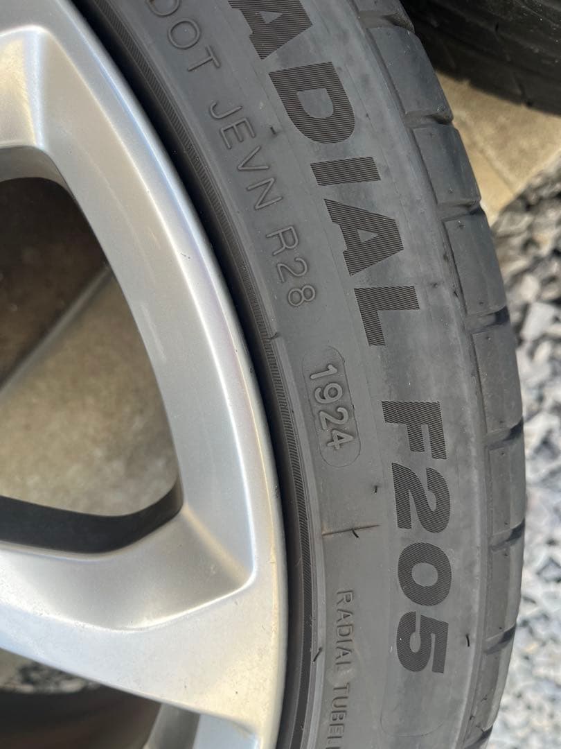 Z34 純正ホイール 4本セット 2024年製タイヤ 純正流用 スタッドレス等に