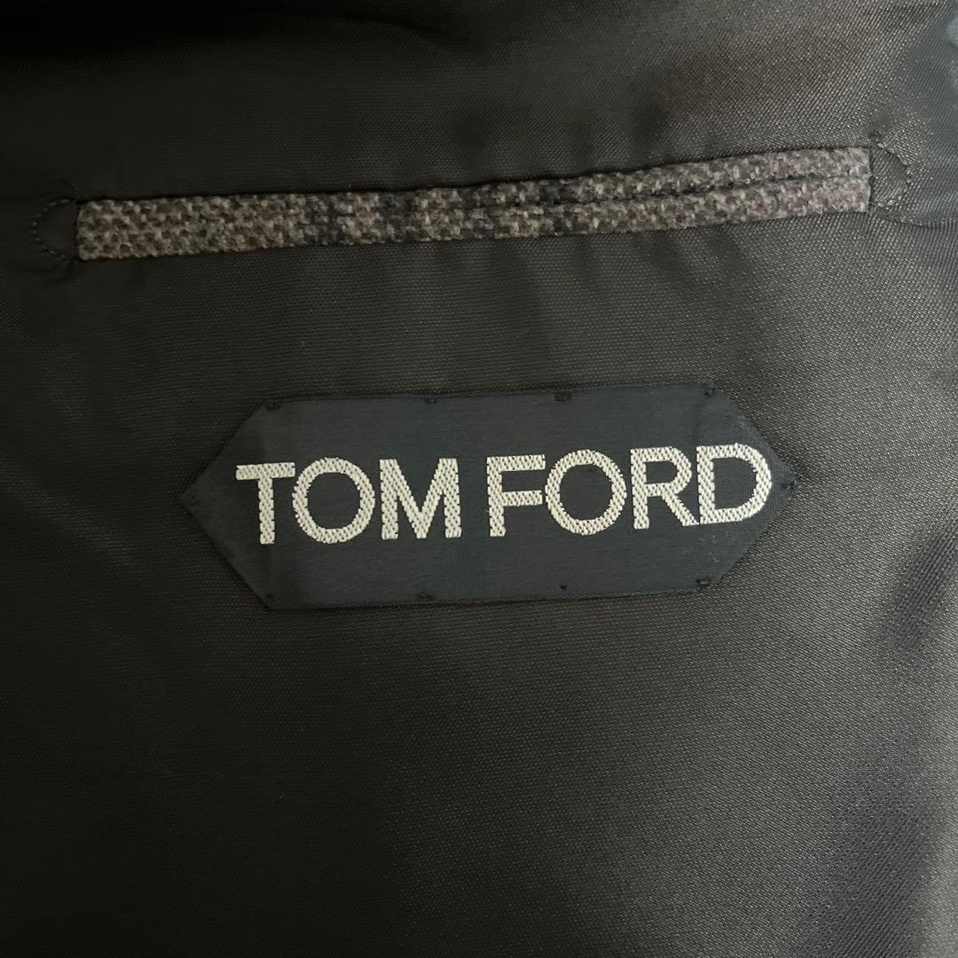 週末限定値下げ　TOM FORD チェック柄 テーラードジャケット