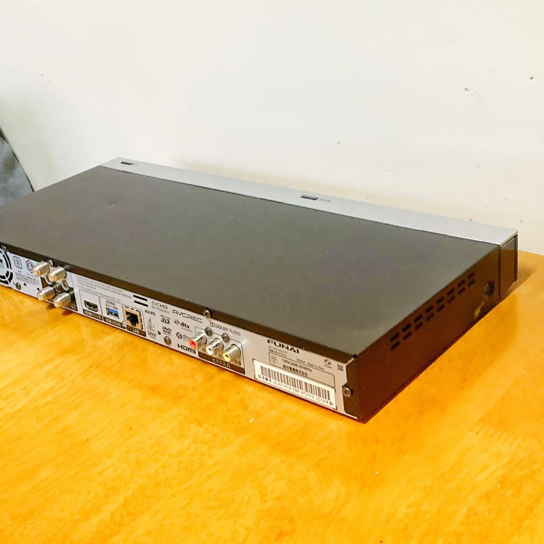 FUNAI 船井電機　ブルーレイレコーダー HDD 2TB 3チューナー　3番組