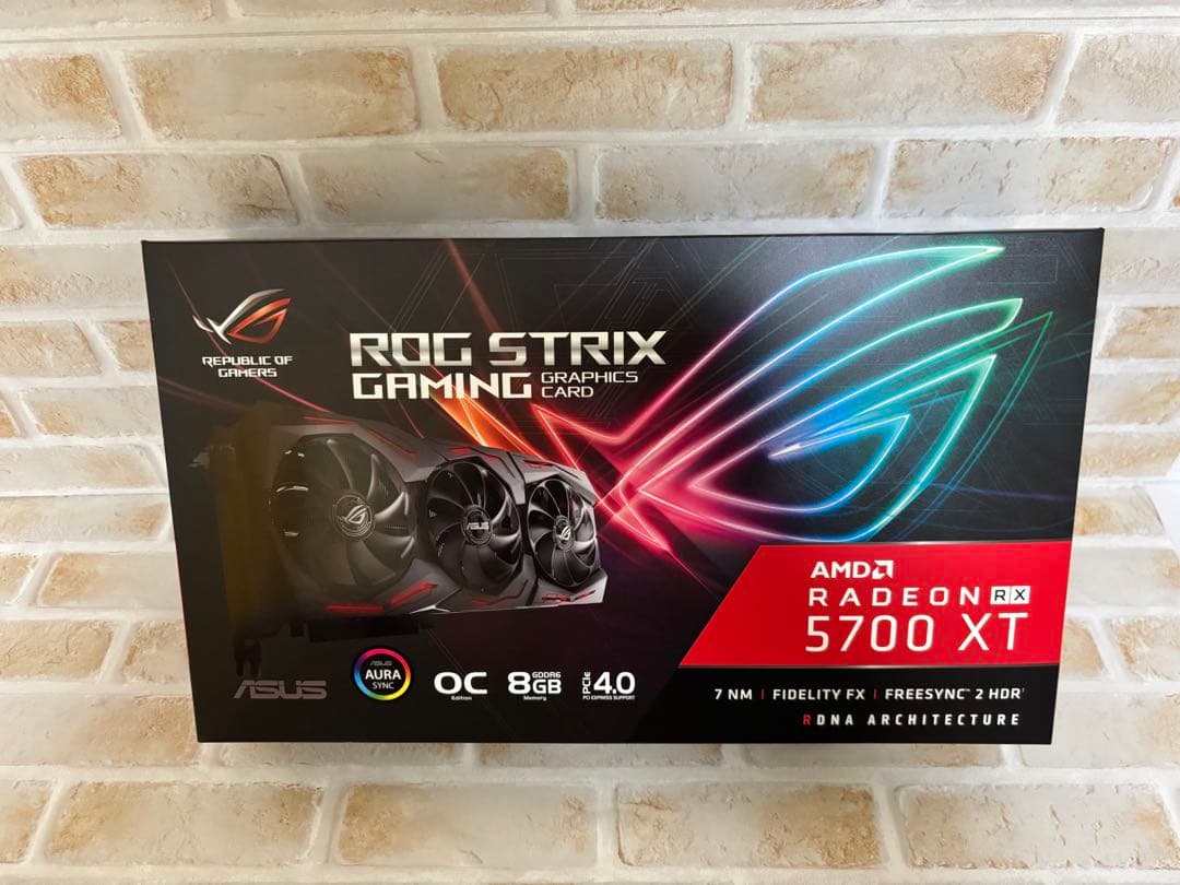 【元箱あり・美品】ASUS ROG STRIX RX5700XT OC 8GB