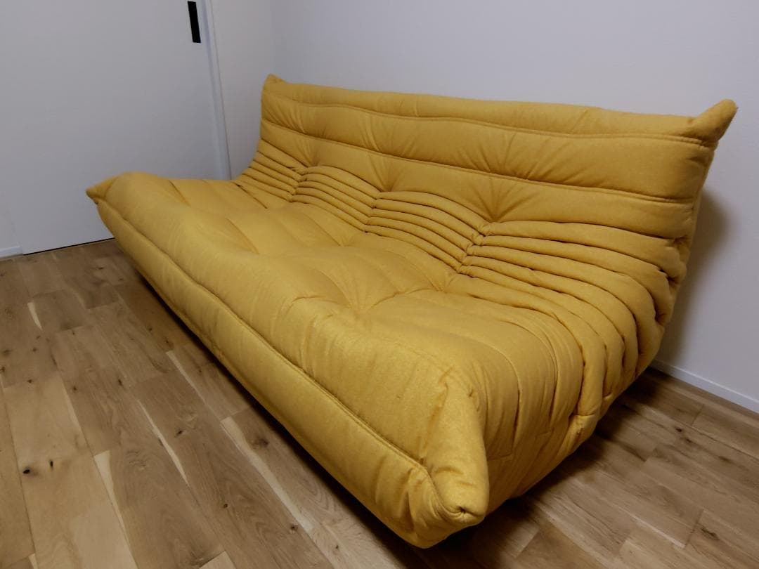 ★リーンロゼ　ロゼトーゴ3Pソファとパフ　50周年限定生地　 DENDEN★