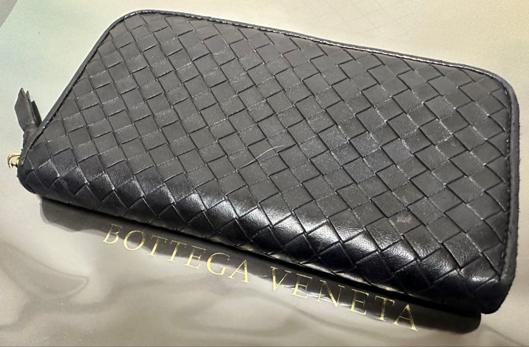 【本体のみ】ボッテガヴェネタ ラウンドファスナー/ラム/黒/3️⃣✨✨✨