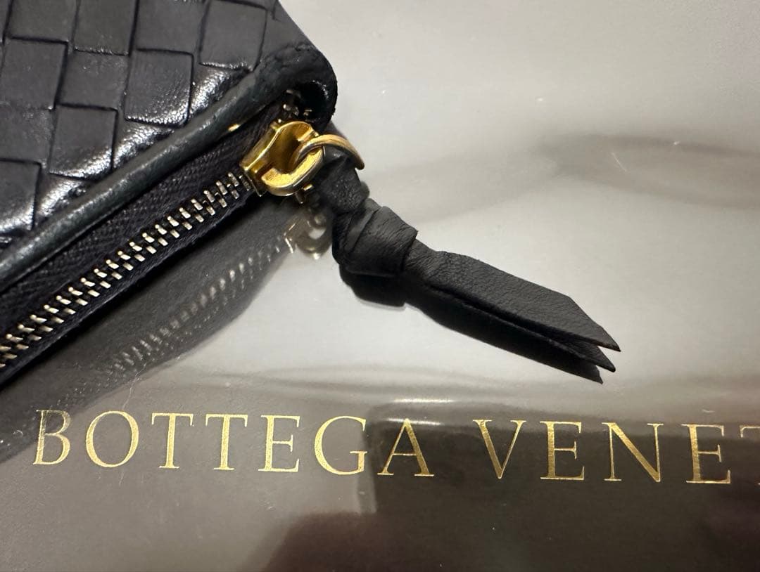 【本体のみ】ボッテガヴェネタ ラウンドファスナー/ラム/黒/3️⃣✨✨✨