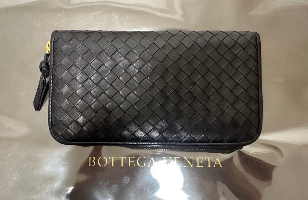 【本体のみ】ボッテガヴェネタ ラウンドファスナー/ラム/黒/3️⃣✨✨✨