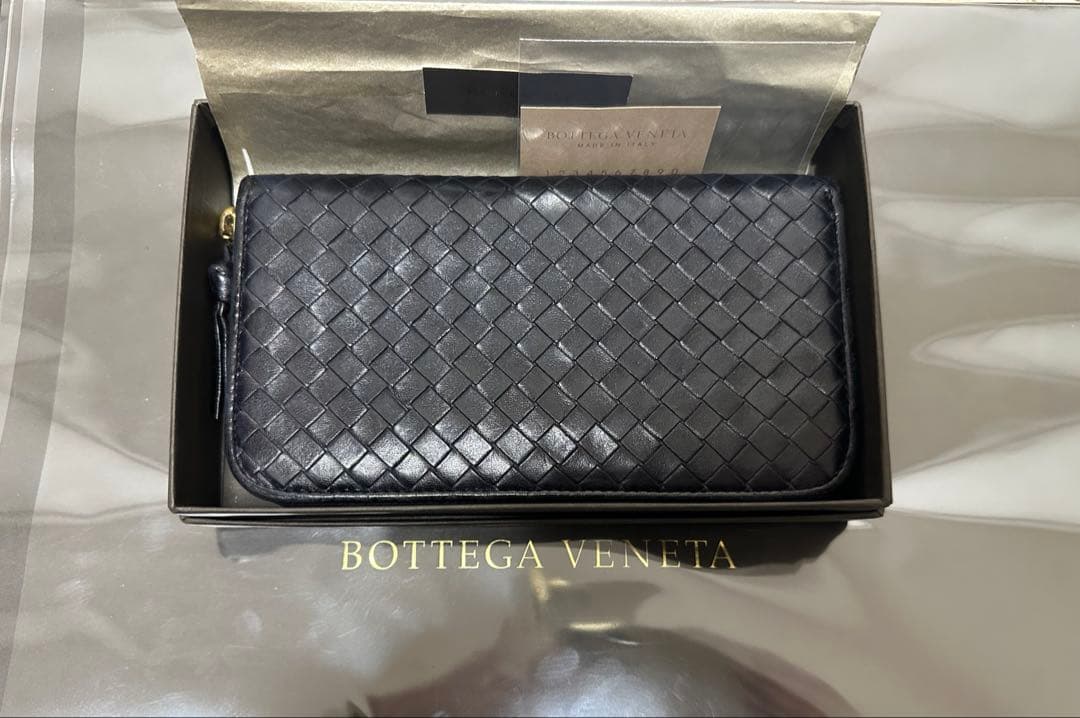 【本体のみ】ボッテガヴェネタ ラウンドファスナー/ラム/黒/3️⃣✨✨✨