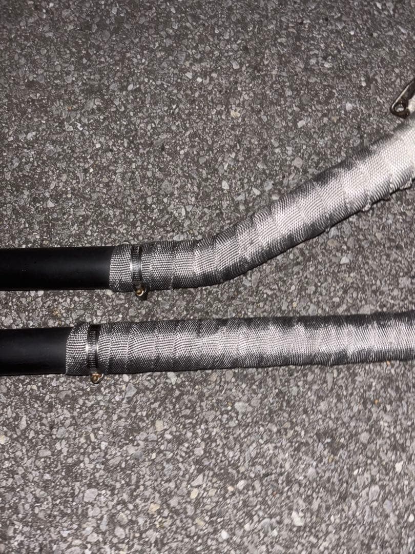 ドラッグスター400 ドラッグパイプマフラー　ブラック