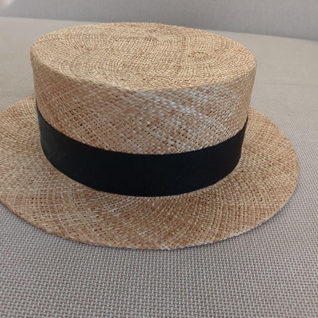 カワムラ帽子店◎麦わら帽子◎ 黒リボン