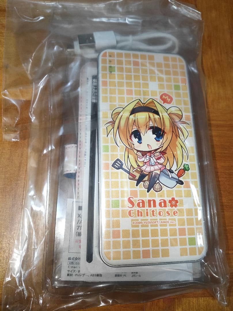 ゆずソフト 千歳佐奈 モバイルフォンセット 天神乱漫 手帳型 スマホケース