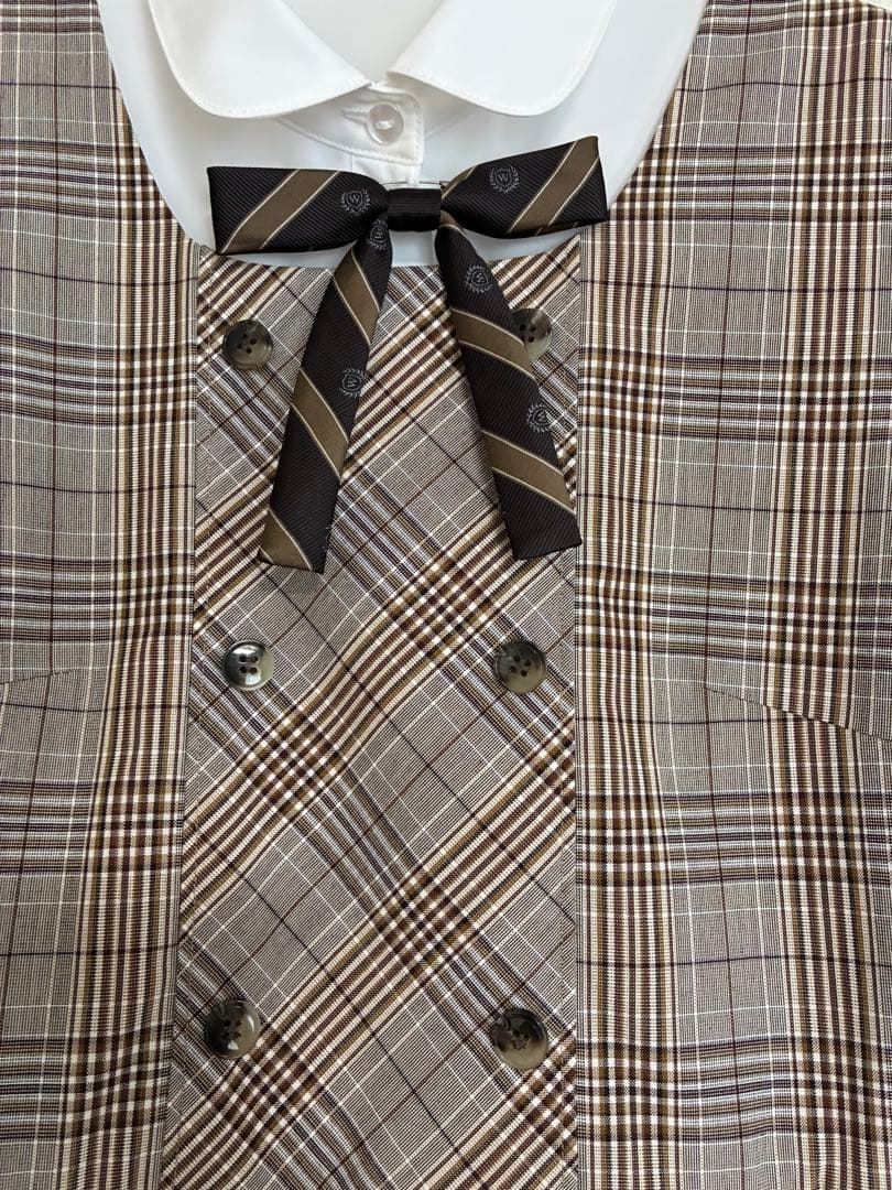 新品　BEAMS　卒服　卒業式　165　フォーマル　ワンピース　セット　ブラウン