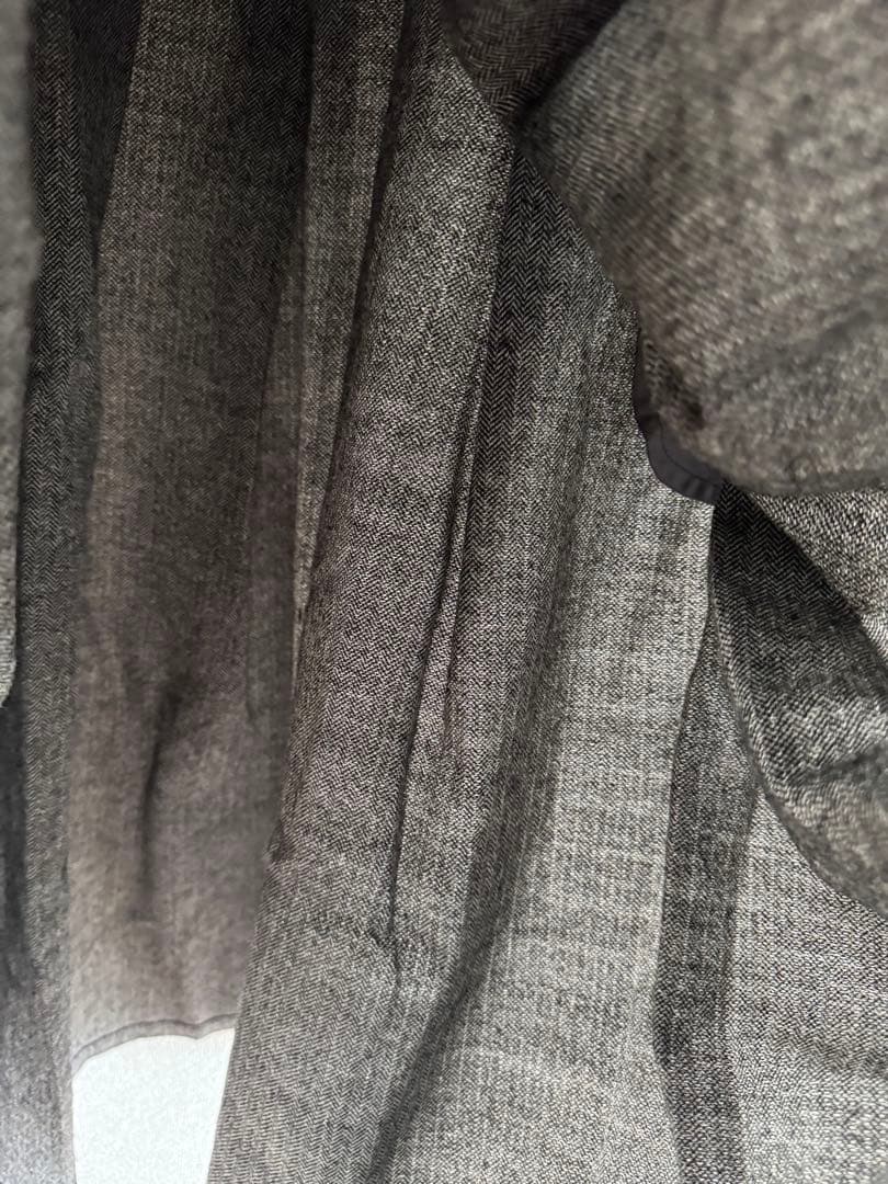 nest robeウールヘリンボン2wayワンピースジャンパースカートカシミヤ混