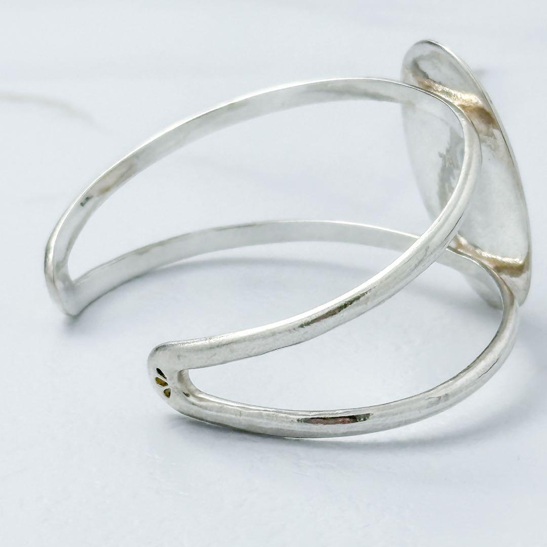 agete アガット　シルバー　シェル　バングル　オパール　オーバル