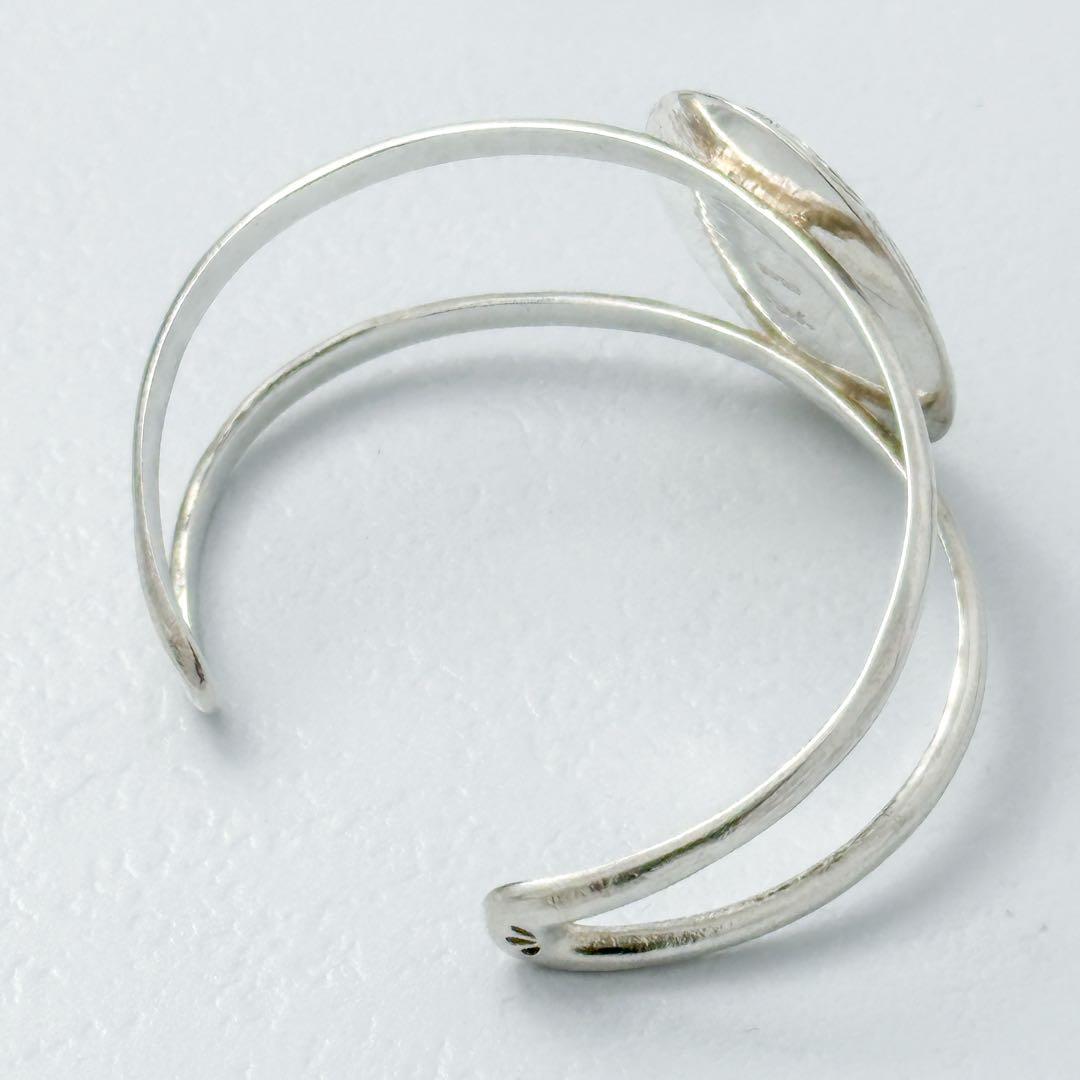 agete アガット　シルバー　シェル　バングル　オパール　オーバル