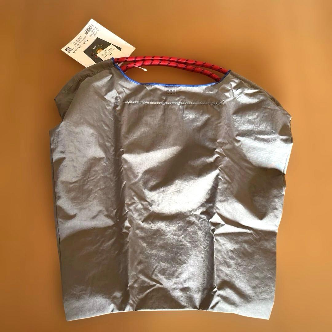 FEILER アヒル刺繍 エコバッグ グレーM