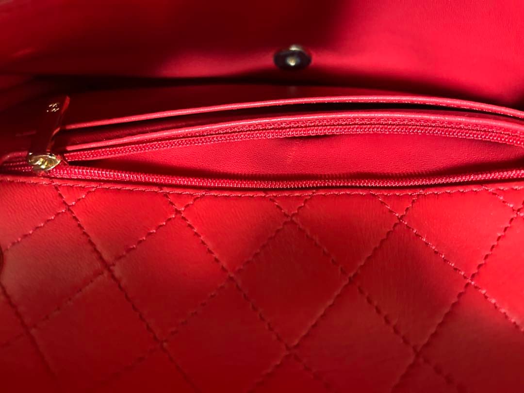 ⑩ノベルティ　ファー　ショルダー　赤