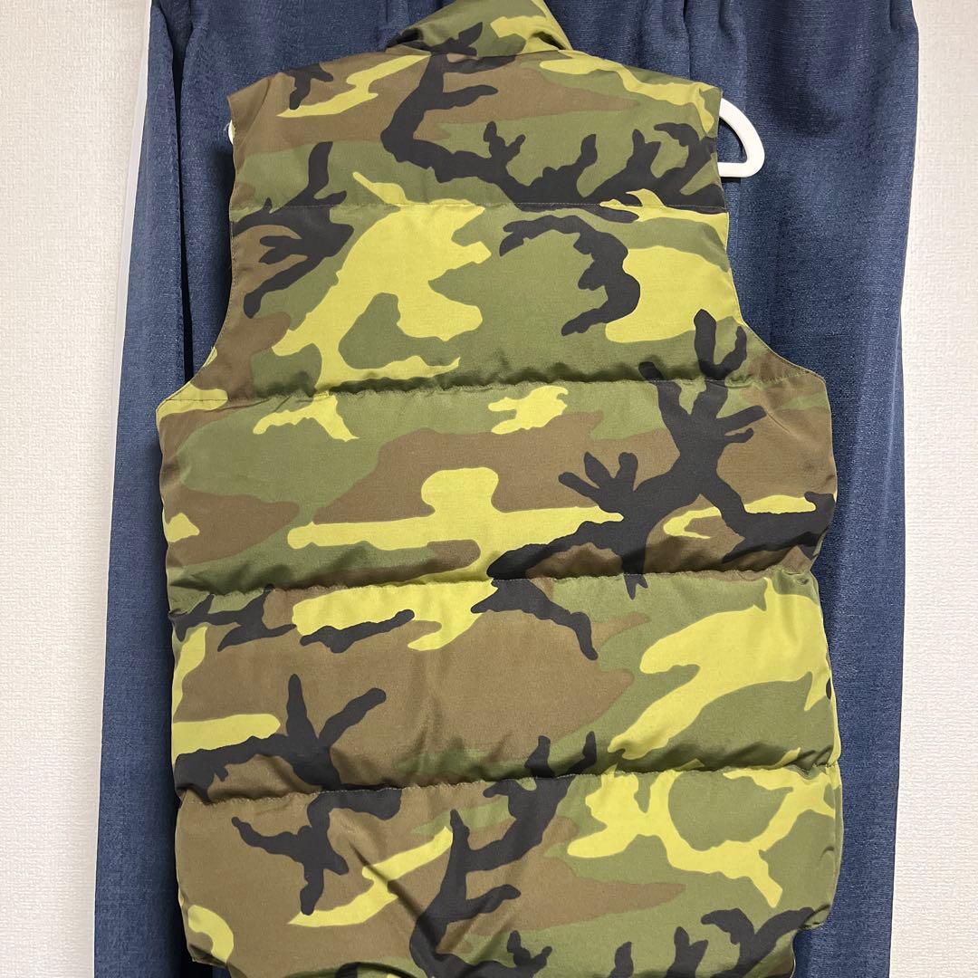   カナダヌース　カモフラ　ダウンベスト XS