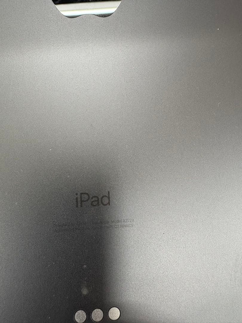 iPad Pro 11インチ 第2世代　Wi-Fi モデル　スペースグレー