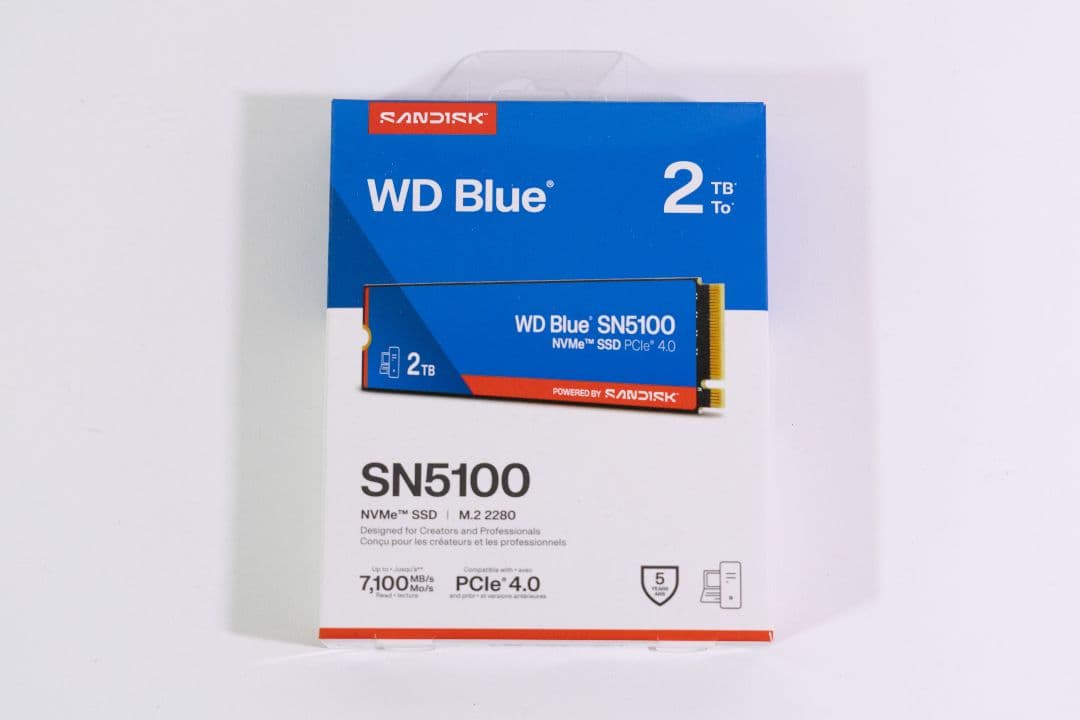 内蔵型SSD WD BLUE SN5100 WDS200T5B0E M.2SSD