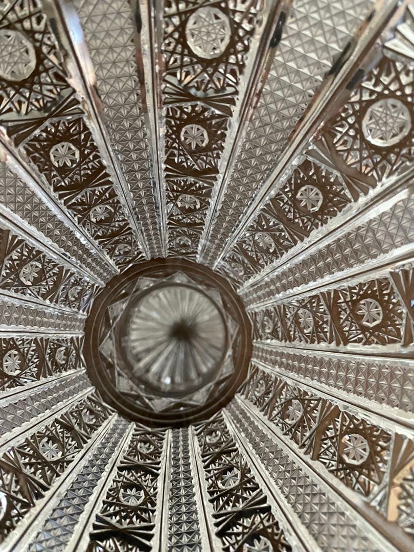 未使用⭐︎ボヘミアンガラス　花瓶