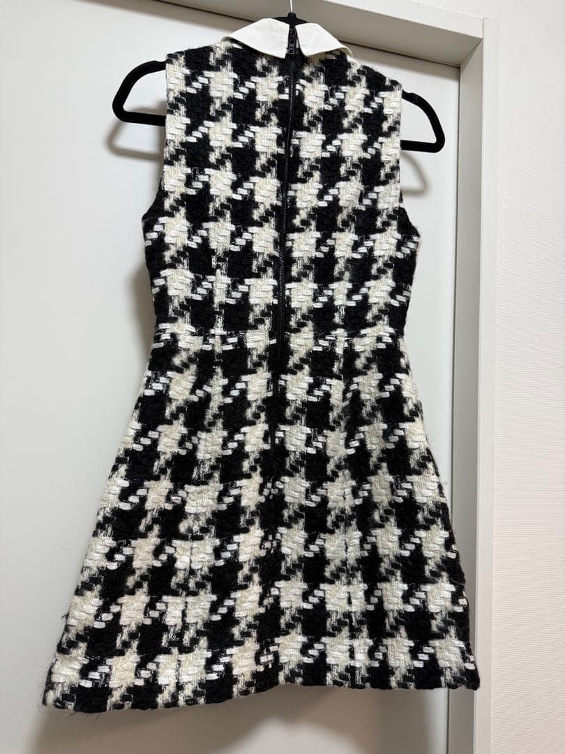 alice+olivia 千鳥格子ミニワンピース ドレス