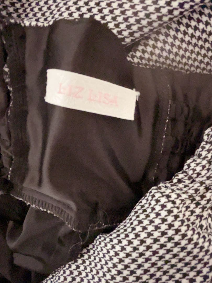 LIZLISA リズリサ スカート 2連リボンベルト スカパン