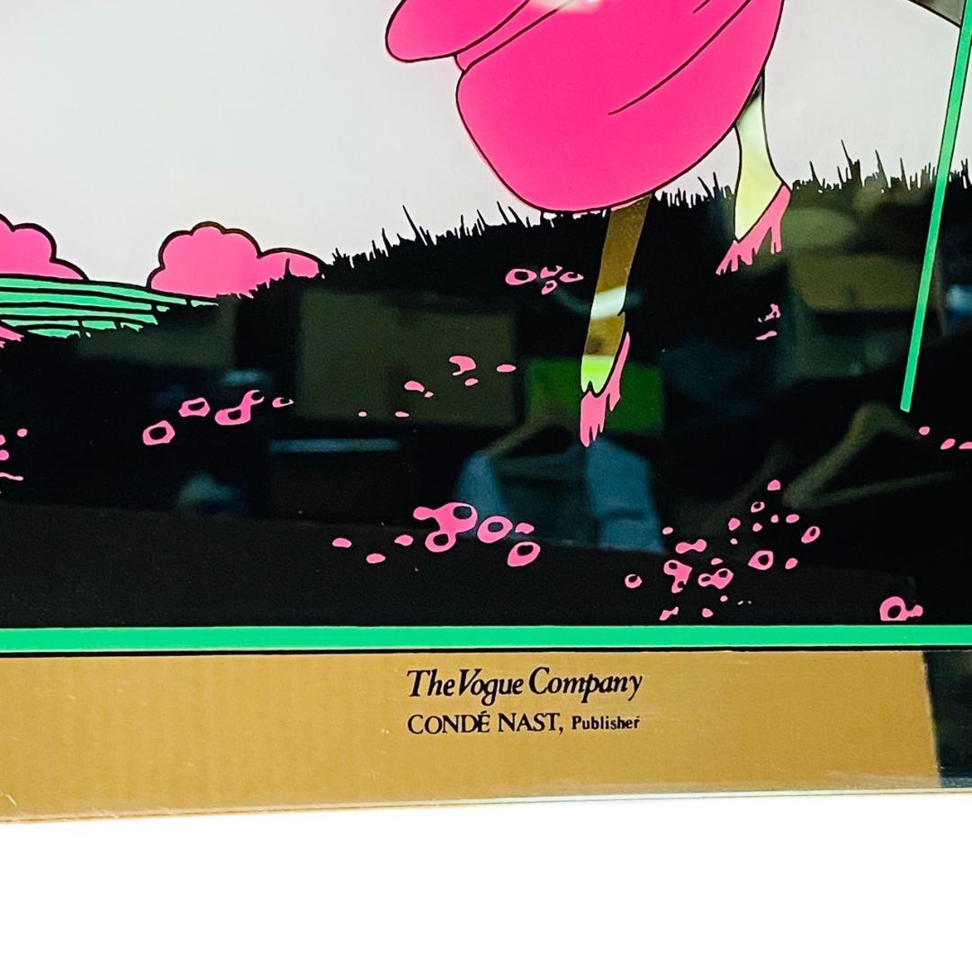 ヴィンテージ VOGUE ヴォーグ パブミラー 鏡 アート ビンテージ