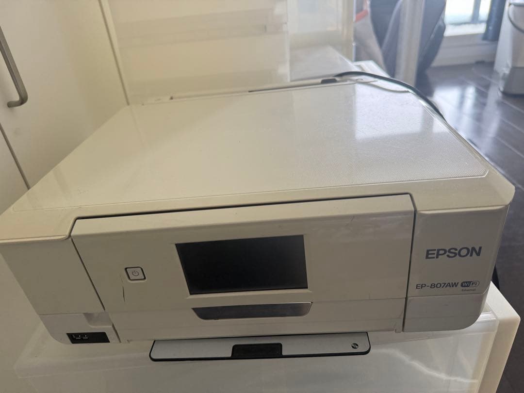 EPSON EP-807AW インクジェットプリンター　ブラックインクL付き