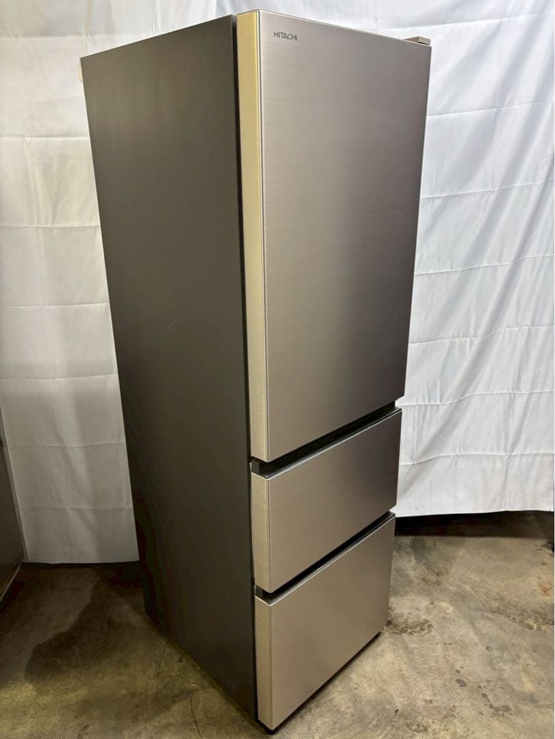 日立 3ドア冷蔵庫 R-V32KV 2020年製315L 右開き