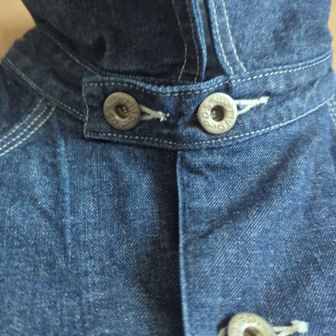 POST OVERALLS カバーオール S ポストオーバーオールズ デニム